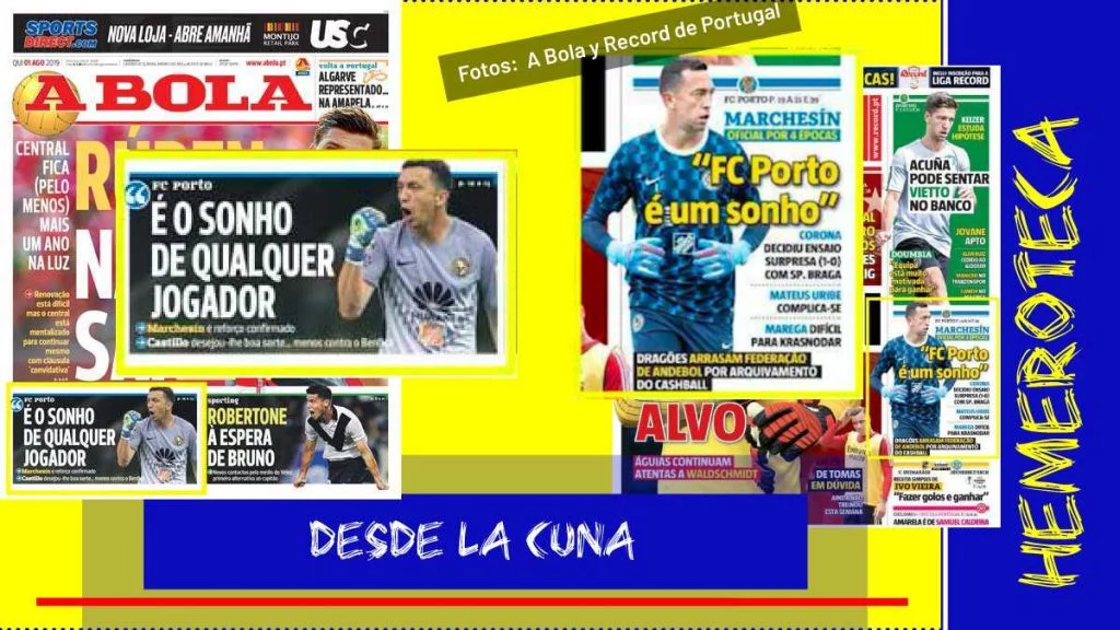 prensa portuguesa sobre Marchesín