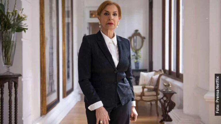 Ella es Rosa María Bianchi, doña Cecilia en Monarca, serie de Netflix