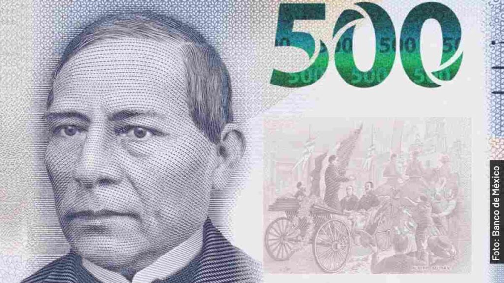cambio billete de 500 pesos