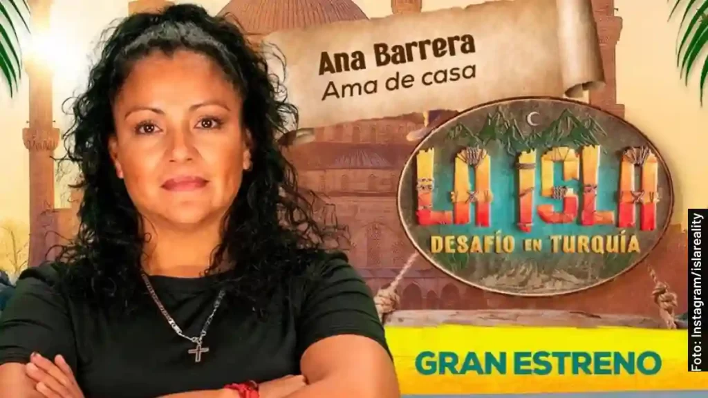 Ana Barrera, participante de La Isla, reality show de TV Azteca